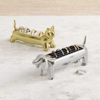 UMBRA ALI CAT 1023419-104 arany gyűrűtartó cica figura