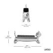 UMBRA ALI CAT 1023419-158 krómozott gyűrűtartó cica figura