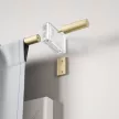 UMBRA FLUTE 1023440-240 arany színű állítható teleszkópos függönykarnis