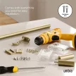 UMBRA FLUTE 1023440-240 arany színű állítható teleszkópos függönykarnis
