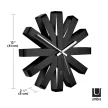 UMBRA RIBBON 118070-040 Fekete fali óra