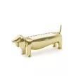 DACHSIE arany fém gyűrűtartó tacskó figura