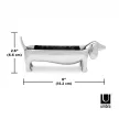 UMBRA DACHSIE 299245-158 Króm gyűrűtartó tacskó figura