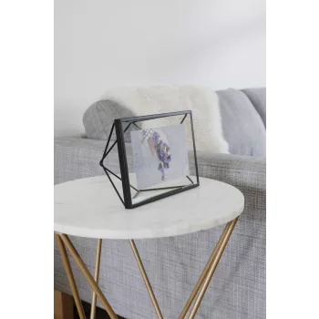 UMBRA PRISMA 313016-040 Fekete térhatású fali és asztali 3d képkeret
