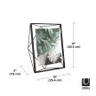 UMBRA PRISMA 313018-040 Fekete térhatású fali és asztali 3d képkeret