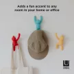 UMBRA BUDDY 318165-022 sárga-kék-piros fali akasztó figura