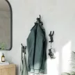 UMBRA BUDDY 318165-040 Fekete fali akasztó figura