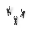 UMBRA BUDDY 318165-040 Fekete fali akasztó figura