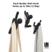 UMBRA BUDDY 318165-040 Fekete fali akasztó figura