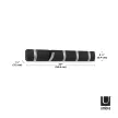UMBRA FLIP 5 318850-1143 szürke-ezüst kihajtható fali fogas akasztó