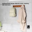 UMBRA FLIP 5 318850-1227 dió-arany kihajtható fali fogas akasztó