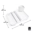 UMBRA SINKIN DISH 330065-670 fehér mosogató medencébe helyezhető edényszárító csepegtető