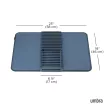 UMBRA UDRY 330720-1050 szürkés kék összecsukható edényszárító matrac