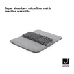 UMBRA UDRY DRYING RACK 330720-149 sötétszürke összecsukható edényszárító matrac