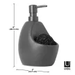 UMBRA JOEY 330750-149 sötétszürke mosogatószer adagoló szivacstartóval
