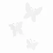 UMBRA MARIPOSA 470130-660 fehér pillangó faldekoráció